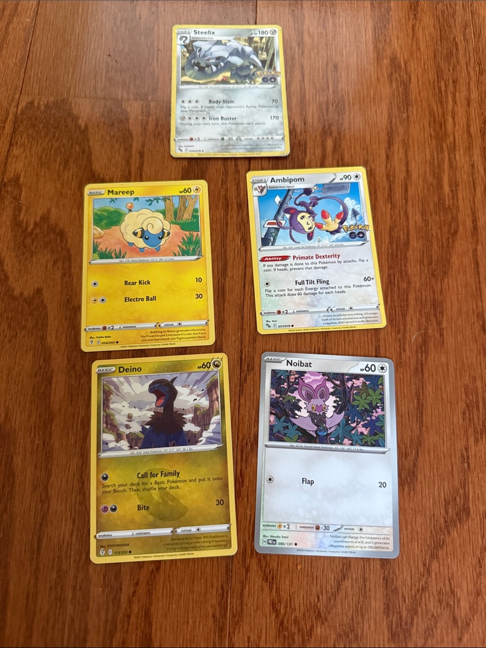 Trading Card Lot – Yellow Border Collectible Cards